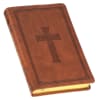 The Honey-brown Faux Leather King James Version Deluxe Gift Bible combines timeless
