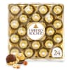 Ferrero Rocher, 24 Unidades, Chocolate con Leche Premium con Avellanas, Chocolates para