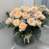 Elevate your floral experience with our **Divine Pink Garden Rose Arrangement**, featuring