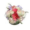 Description:
Easter Harmony pastel bland of seasonal blooms is in low shape floral