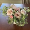 An absolutely gorgeous bouquet! Soft blushing pink hues to warm the heart.
