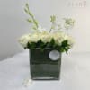 This arrangement radiates elegance, peace, beauty and tranquility, just like our Mommas