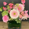 The perfect arrangement for welcoming a baby girl into the world or