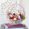 Elevate your living space with our exquisite, preserved flower arrangement, artfully presented