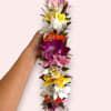 Lei Po&#039;o (head lei) using a variety of similar sized flowers. 


**Each