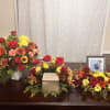 Fall colors Funeral Cremation Tribute package as shown in picture, &quot;S&quot; shape