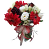 Introducing the Scarlet Whispers arrangement, where passion meets purity! This stunning bouquet