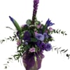 Introducing &quot;Violet Dreamscape&quot; &ndash; a mesmerizing vase arrangement that brings the enchanting