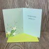 Full size greeting card. 
Front: Con-GRAD-ulations! You Did It!
Inside: You should be