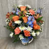 Mixed flowers in a Gator artwork mug