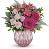 Keep &#039;em blushing this Valentine&#039;s Day with the prettiest pink roses, presented
