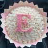 The perfect bouquet fully customized Bouquet with the initial of your choice