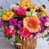 Bright colors in a nice ceramic Pot