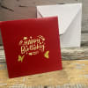 A fun pop up birthday card to add to with your order