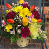 Just Buzz By with this bright and cheery arrangements will surely make