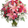 Luxe lilies in a beautifully blushing shade of pink are sure to