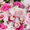 Our sweet version of the &#039;White Glamour&#039; is designed of chic pink