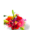 Modern colorful burst of flowers.