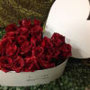 WHITE HEART SHAPE BOX WITH 24 RED ROSES, PERFECT TO VALENTINES DAY

Flowers