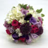 Whites, Deep Purple, Lavendar &amp; Hot Pink make this bouquet one of