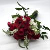 A lush mix of reds with touches of white throughout. 