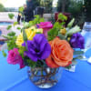 A perfect mix of bright colors in a sweet curly willow lined