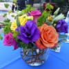 A perfect mix of bright colors in a sweet curly willow lined