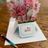 Flower Basket Pop Up Card, 3D Birthday Card for Mom, Mother&#039;s Day