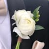 Corsage Set consists of lady&#039;s wristlet corsage and men&#039;s boutonni&egrave;re for Weddings