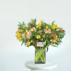 An uplifting burst of colorful Alstroemeria&mdash;each stem symbolizing mutual support, friendship, and