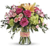 Put a spring in their step with this beautifully blushing bouquet of