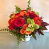 A large arrangement that is appropriately scaled for an office, living room
