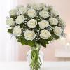 Our pristine white roses are an elegant surprise for someone who brings