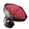 Bouquet of 100 royal pink roses! 

