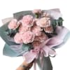 Bouquet of 25 pink carnations

