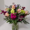 A bouquet that makes memories last forever. A mix of high-end flowers