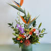 Characterized by bold colors, unusual shapes, and striking textures, creating a visually