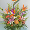 Characterized by bold colors, unusual shapes, and striking textures, creating a visually