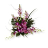 Orchids, roses and snapdragons withh a tripical twist 
