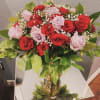 Beautiful Bouquet with roses. Flowers arrangement is sure to put a smile