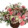 This basket of flowers will be very uplifting for those attending the