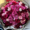 75 mixed roses