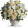 Soothing and respectful. Calm and compassionate. This beautiful collection of white and