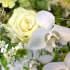 A Luxury elegant Cream Ivory yellow colorway  handtie bouquet created by