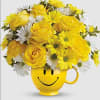 When you&#039;re looking to make someone smile, this happy face mug of