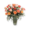 Pretty and perfect. There&#039;s nothing like long-stemmed orange roses to show your