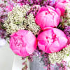 Peonies with lilac.