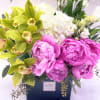 Peonies ,Cymbidium OrchidHydrangealisiantrus.45.