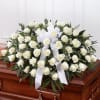 Humble Rose Casket Funeral Flowers 