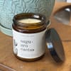 9 ounce, soy candle with cotton wick, 50 hour burn, all natural